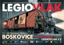 Pozvánka na výstavu Legiovlaku v Boskovicích