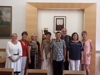 Klub senátorů za KDU-ČSL navštívil kolegu Patrika Kunčara v Uherském Brodě