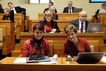 V Senátu s Aničkou Hubáčkovou - zasedání 2. schůze 15. 11. 2018
