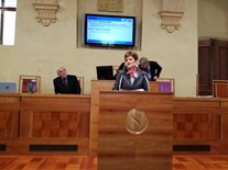 Senát 31. 1. 2019 - projednávání tisku 27 "přípravné třídy" - zpravodajka Jaromíra Vítková