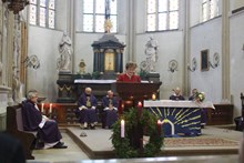 Mše svatá ke 100. výročí narození Tomáše kardinála Špidlíka 15. 12. 2019 kostel sv. Jakuba st. Boskovice (1)