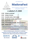 Pozvánka na MadonaFest v Sebranicích 5. 9. 2020