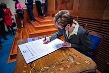 25. výročí trvání novodobé horní komory Parlamentu ČR - podpis Deklarace ohledně směřování do dalších let