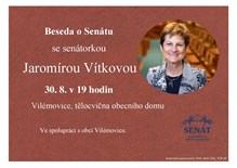 Beseda o Senátu ve Vilémovicích 30. 8. 2022