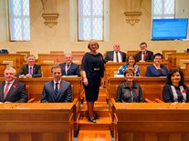 Ustavující schůze Senátu 2. 11. 2022 klub KDU-ČSL
