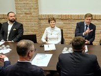Setkání s ministrem dopravy, zástupcem ŘSD a starosty obcí a měst 11. 11. 2022