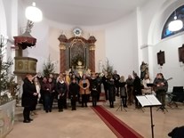 Lomnický chrámový sbor koncert Unín 15.1.2023