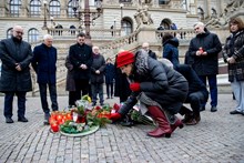 Uctění památky Jana Palacha 16. 1. 2025 v Praze Uctění památky Jana Palacha 16. 1. 2025 v Praze