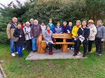 Návštěva z Adamova u Lavičky naděje 5.4.2025 Návštěva z Adamova u Lavičky naděje 5.4.2025