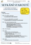 Pozvánka na setkání starostů 8.9.2025 Pozvánka na setkání starostů 8.9.2025